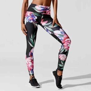 Carbon 38 Romantic Floral High Rise Full-Length Leggings